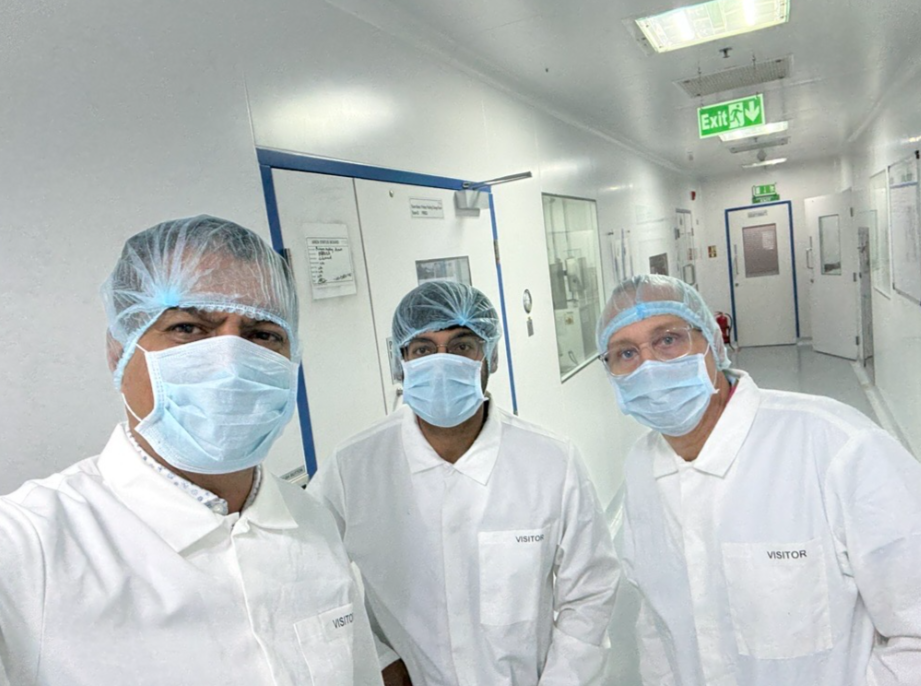 Wade Smith, Barry Patel, and Manoj